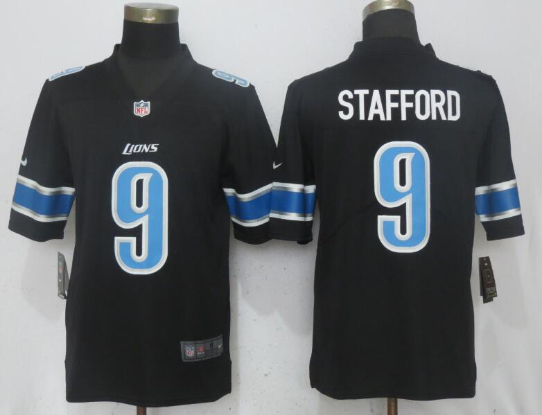 Men Detroit Lions #9 Stafford Black Vapor Untouchable Limited Player NFL Jerseys->new york giants->NFL Jersey